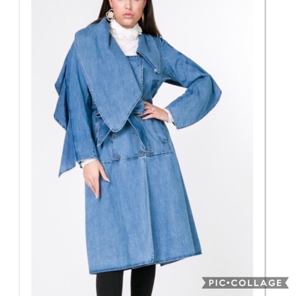 SALE!! HP!!! Denim Midi Coat